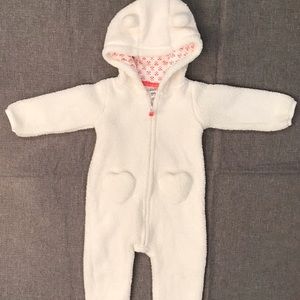 Sherpa baby one-piece